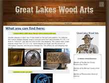 Tablet Screenshot of greatlakeswoodarts.com